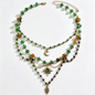 Celestial Emerald Layered Necklace